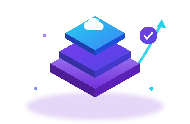 Cloud infrastructure illustration